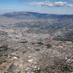 High Altitude view of Albuquerque