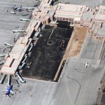 Replacing the tarmac at the airport