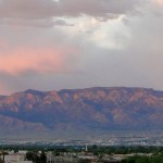 Pastel Sandia Mountain colors