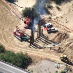 Setting bridge foundations