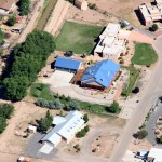 New blue roofing