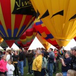 Surrounded by hot air
